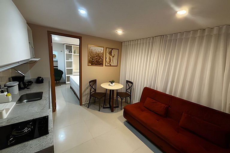 Flat pé na areia do Bessa